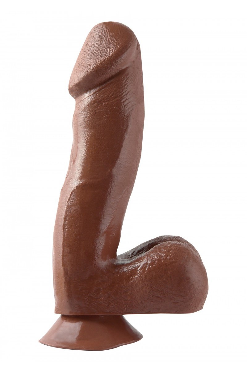 Gode réaliste marron 18 cm - Basix