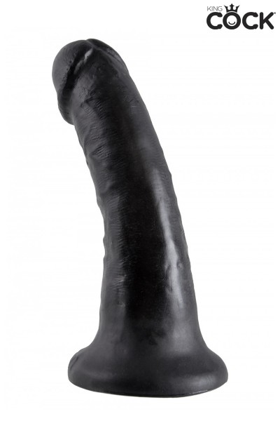 Gode réaliste noir 15 cm - King Cock