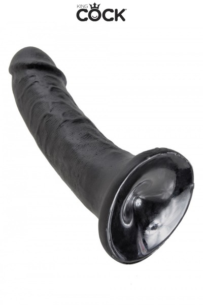 Gode réaliste noir 15 cm - King Cock