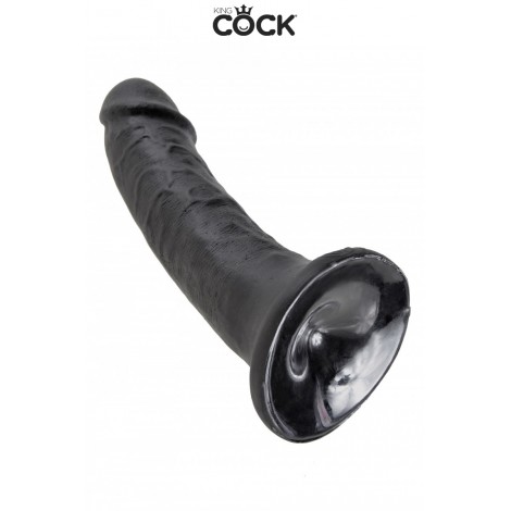 Gode réaliste noir 15 cm - King Cock