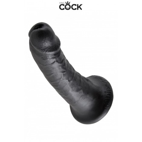 Gode réaliste noir 15 cm - King Cock