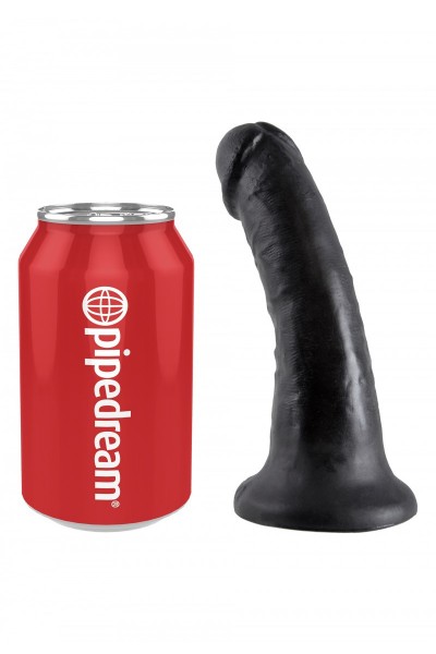 Gode réaliste noir 15 cm - King Cock