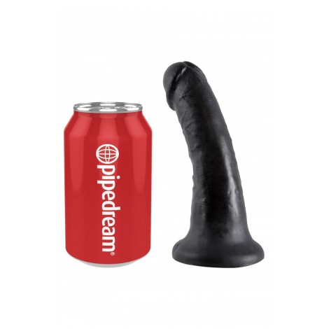 Gode réaliste noir 15 cm - King Cock