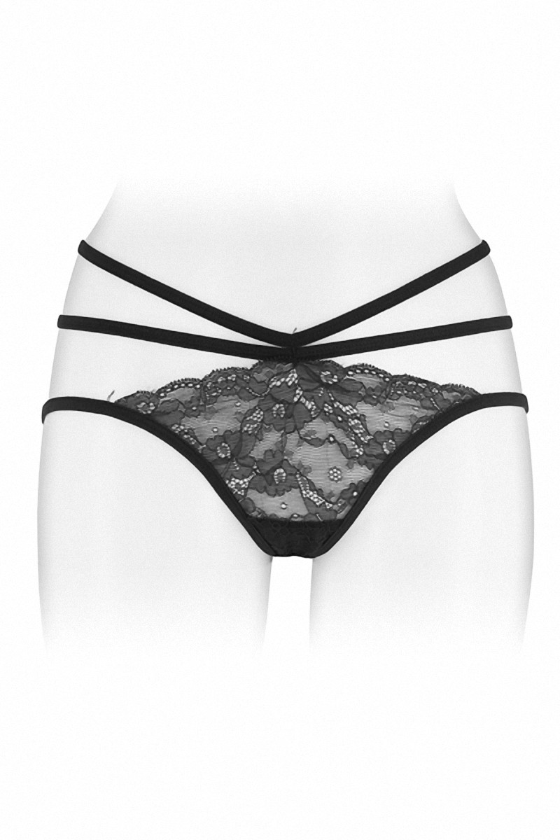 Culotte ouverte  Nadia - noir