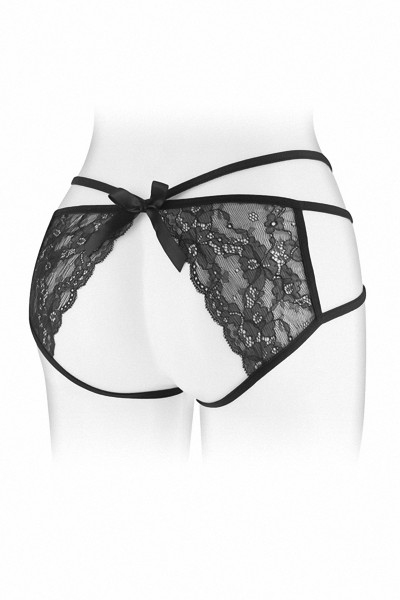 Culotte ouverte  Nadia - noir