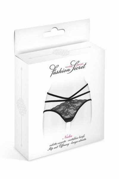 Culotte ouverte  Nadia - noir