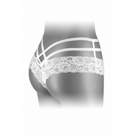 Tanga ouvert Anne - blanc