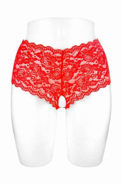 Boxer ouvert Julia - rouge