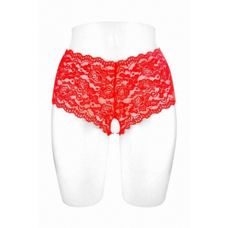 Boxer ouvert Julia - rouge