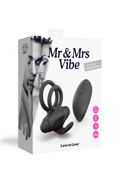 Cockring vibrant télécommandé Mr and Mrs Vibe