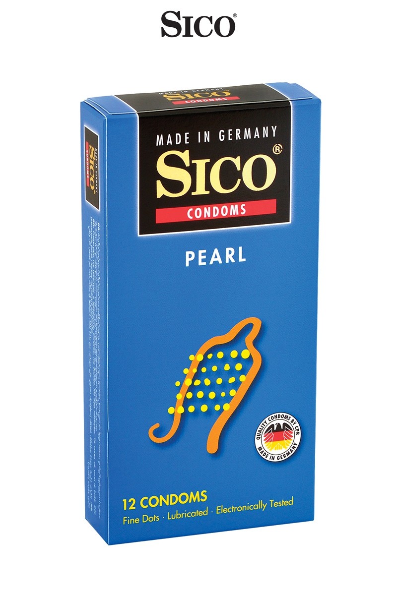 12 préservatifs Sico PEARL