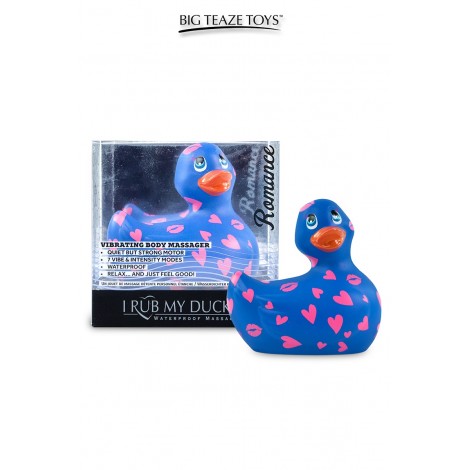 Mini canard vibrant Romance bleu et rose