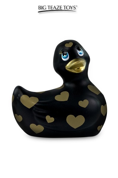 Mini canard vibrant Romance noir et or