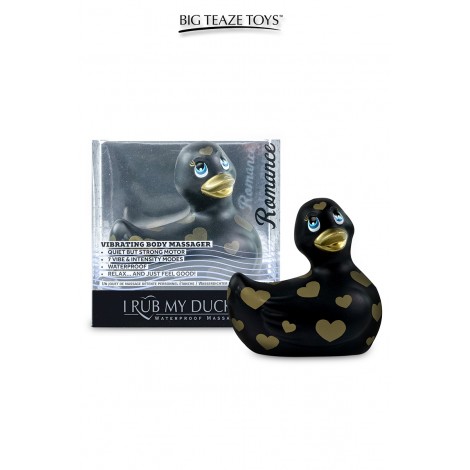 Mini canard vibrant Romance noir et or