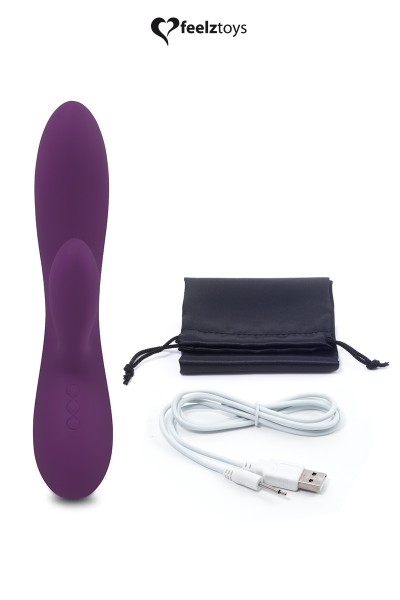 Vibromasseur rabbit Lea - violet