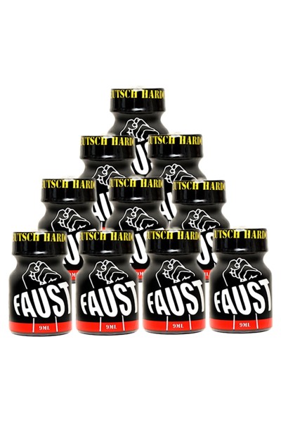 Pack 10 poppers Faust 10ml