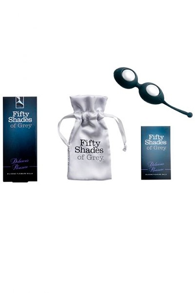 Silicone Pleasure Balls - Fifty Shades of Grey