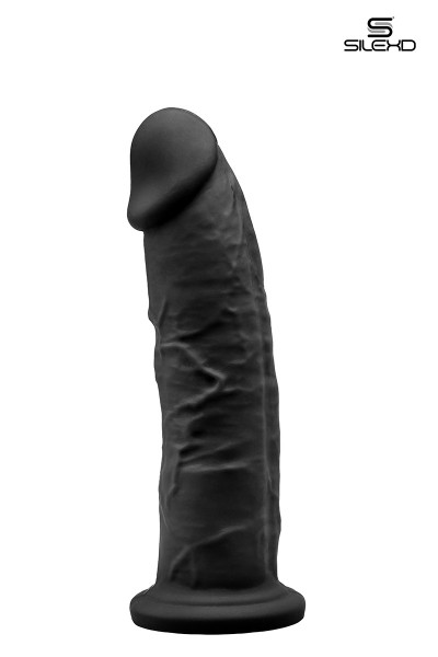 Gode double densité noir 19 cm - Modèle 2