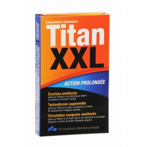 Titan XXL (20 comprimés) - stimulant sexuel