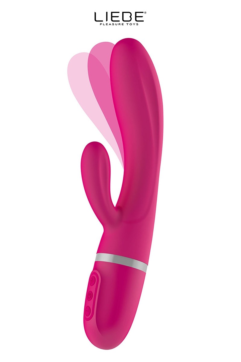 Vibro Rabbit flexible Bend It Plus - cerise