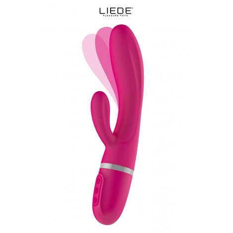 Vibro Rabbit flexible Bend It Plus - cerise