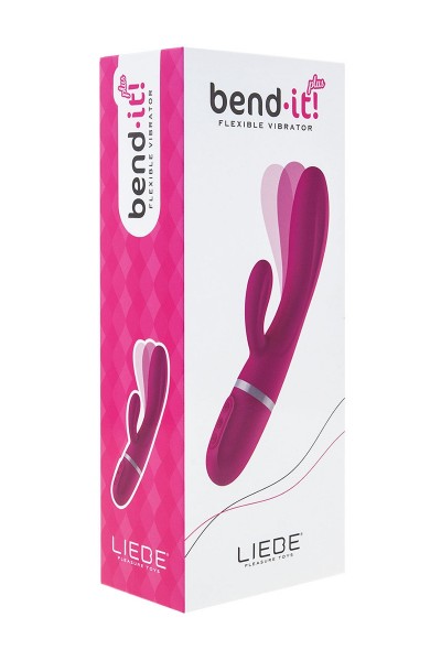 Vibro Rabbit flexible Bend It Plus - cerise