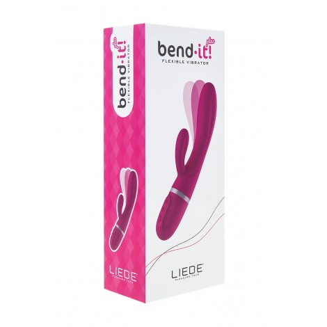 Vibro Rabbit flexible Bend It Plus - cerise