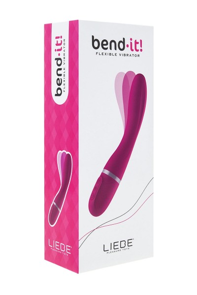 Vibromasseur flexible Bend It - cerise