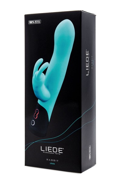 Vibromasseur Rabbit Liebe - bleu