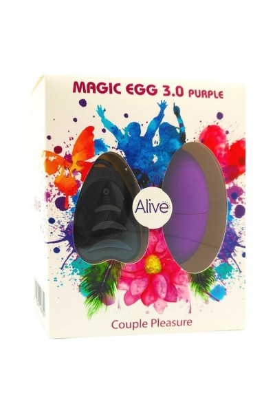 Oeuf vibrant télécommandé Magic egg 3 - violet