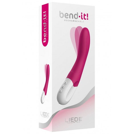 Vibromasseur flexible et rechargeable Bend It Cerise