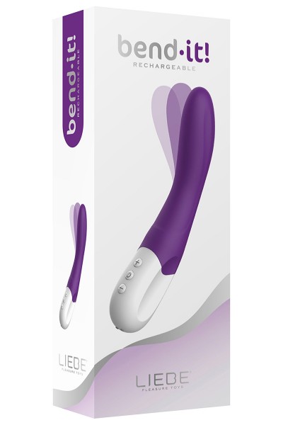 Vibromasseur flexible et rechargeable Bend It Violet