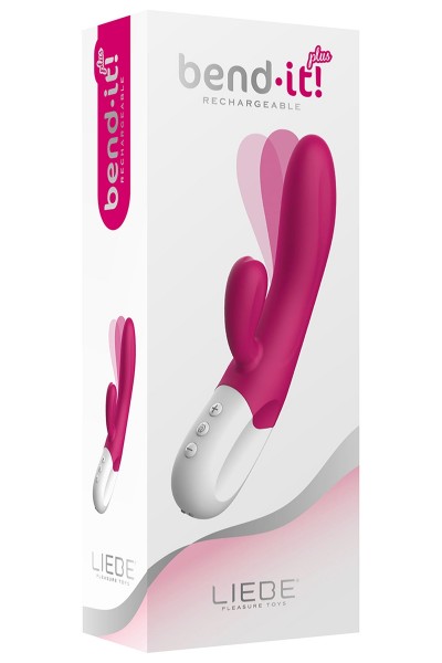 Rabbit flexible et rechargeable Bend It Plus Cerise