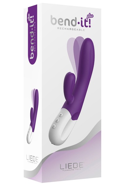 Rabbit flexible et rechargeable Bend It Plus Violet