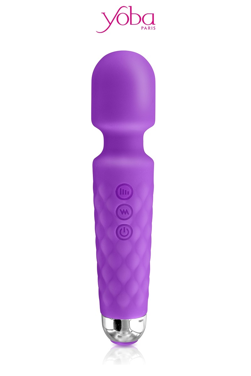 Vibro Love Wand rechargeable violet - Yoba