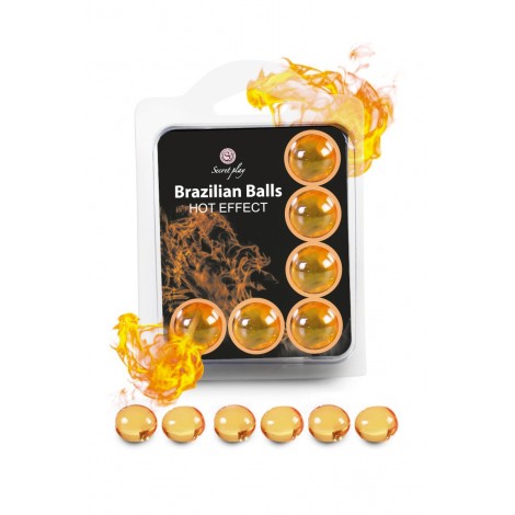 6 Brazilian Balls - effet chaleur