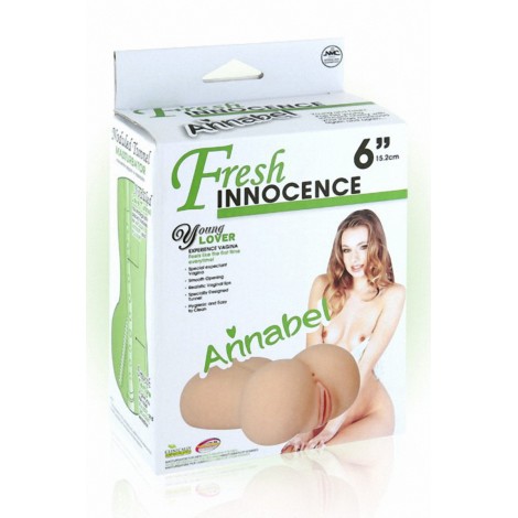 Masturbateur vagin et anus Fresh Innocence Annabel