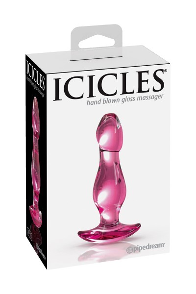 Plug anal verre Icicles n° 73 