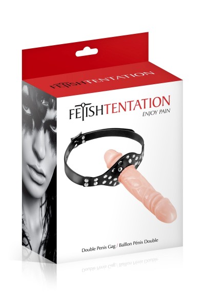 Bâillon double gode - Fetish Tentation