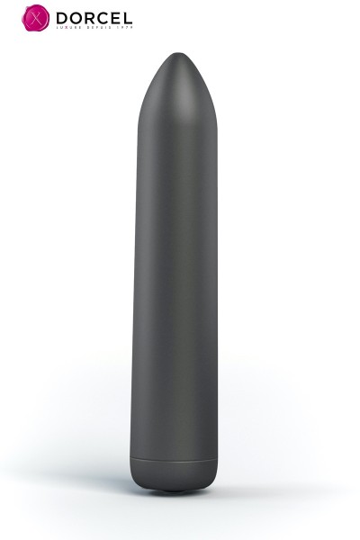 Mini vibro Rocket Bullet noir - Dorcel