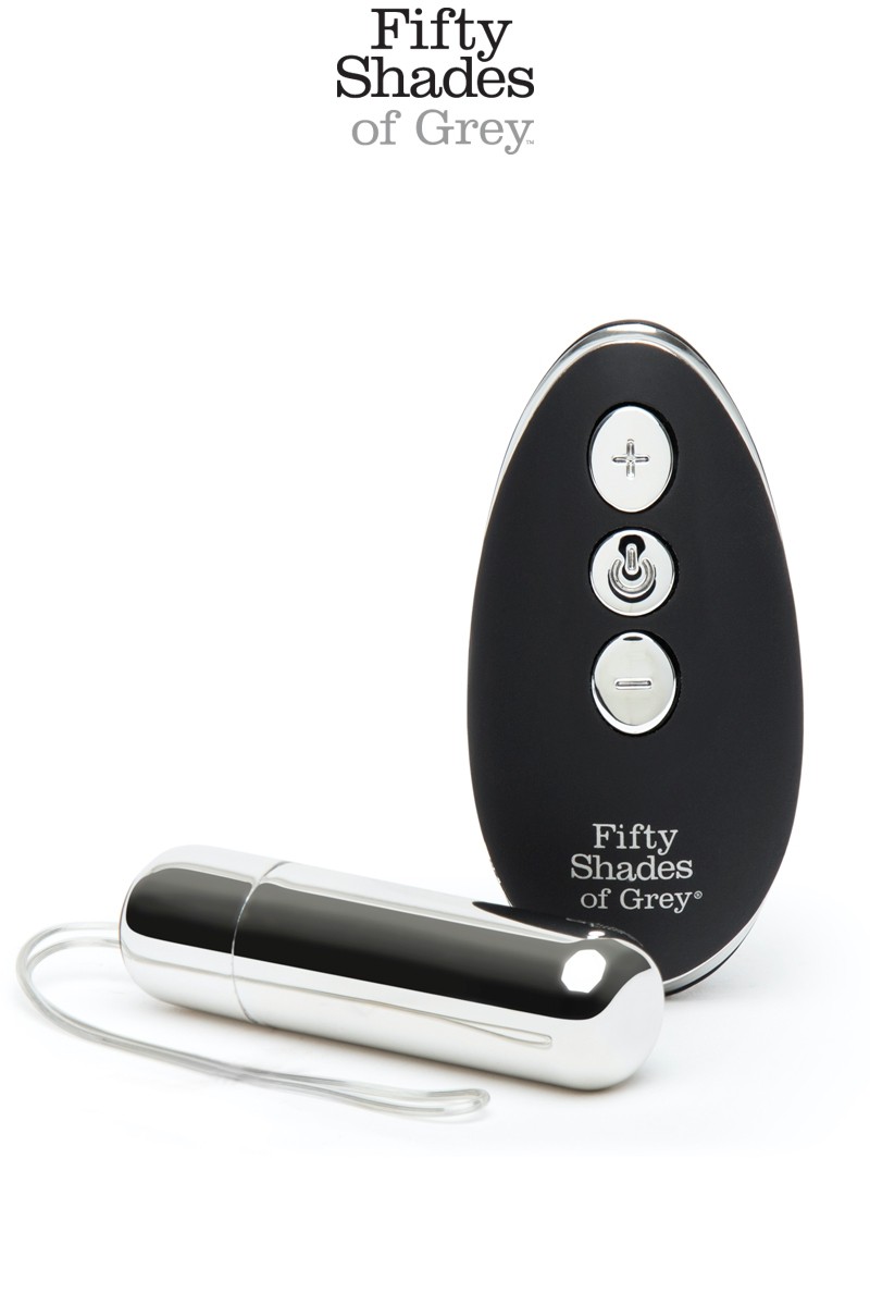 Mini vibro télécommandé - Fifty shades of grey