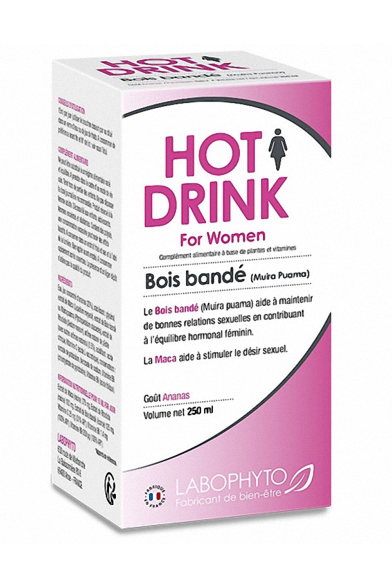 HOT DRINK Femme bois bandé 250 ml