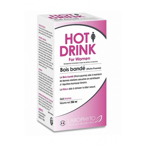 HOT DRINK Femme bois bandé 250 ml