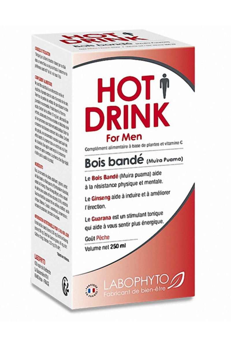 HOT DRINK Homme bois bandé 250 ml