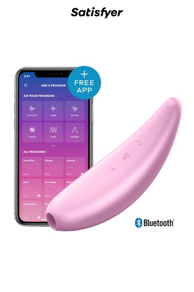 Stimulateur connecté Curvy 3+ rose - Satisfyer