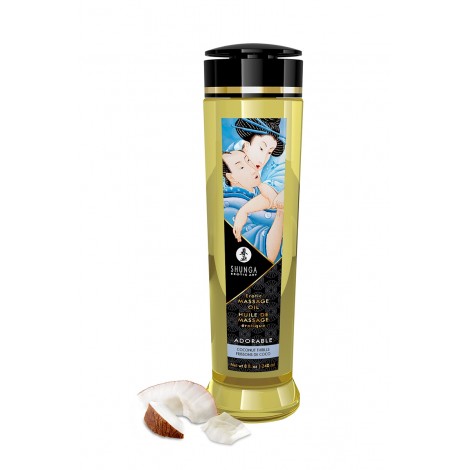 Huile de massage parfum noix de coco - Shunga