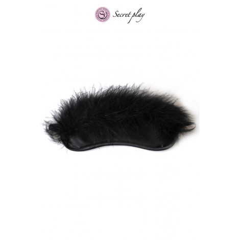 Bandeau noir marabou - Secret Play