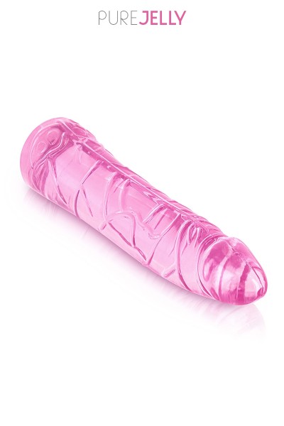 Gode courbe rose 18,5 cm - Pure Jelly