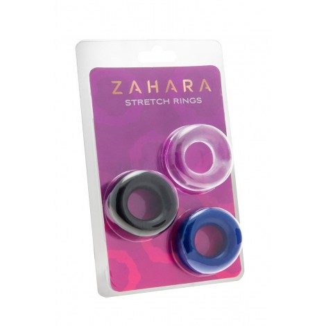 Set 3 Cockrings multicolore - Zahara