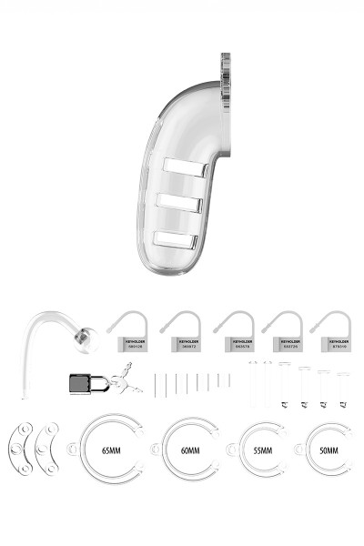 Cage de chasteté 14cm avec plug - ManCage 12